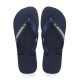 Tong Havaianas H Brazil Logo pour Homme Bleu Navy