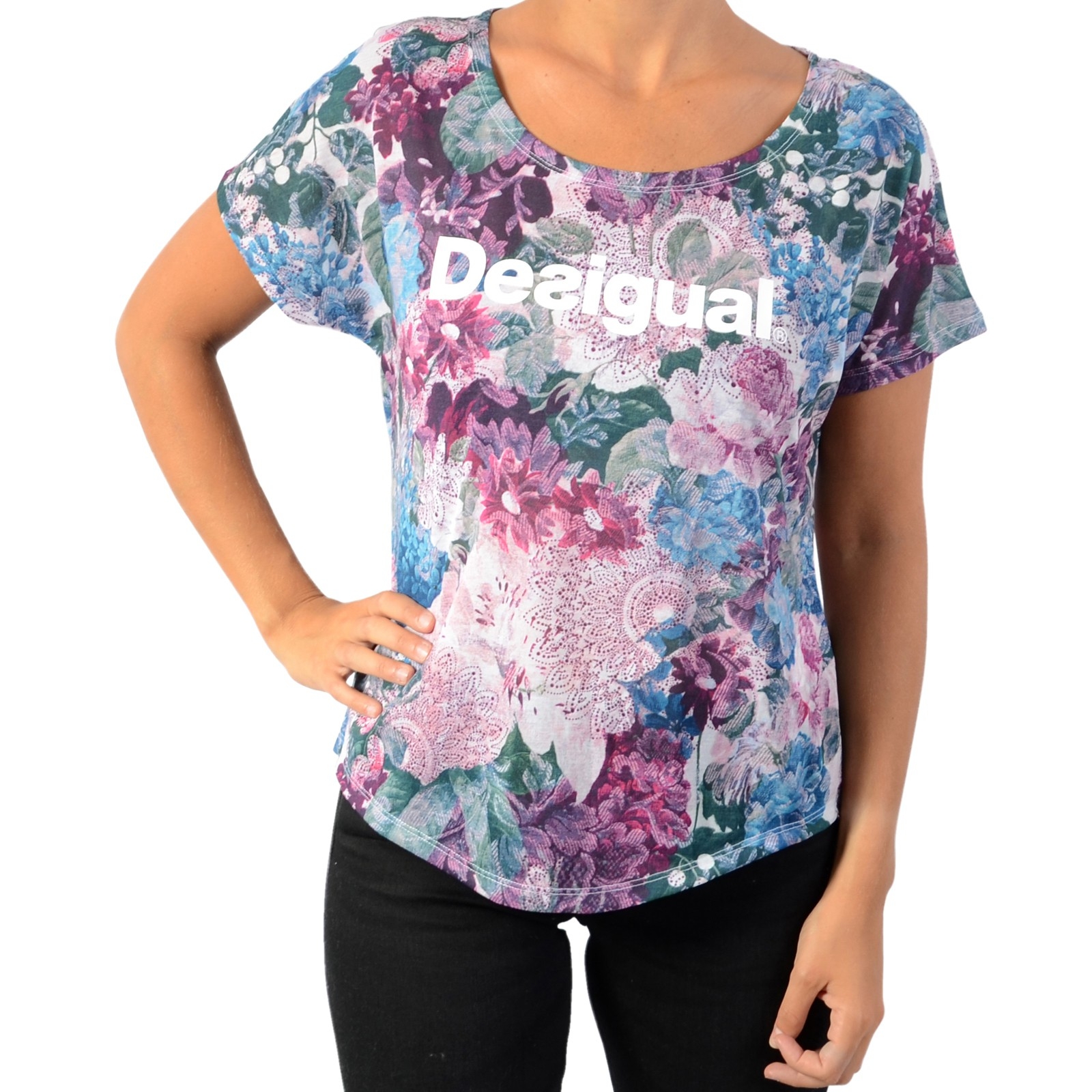 Tee-Shirt Desigual Oversize Art & Thread