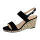 Sandale Compensée Femme The Divine Factory