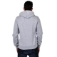 Sweat Capuche Us Marshall Zip Gris Chiné / Marine