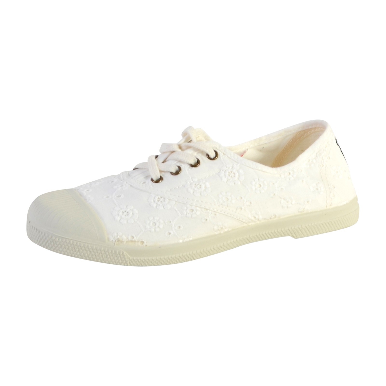 Tennis Lacet Natural World Ingles Bordado Tintado
