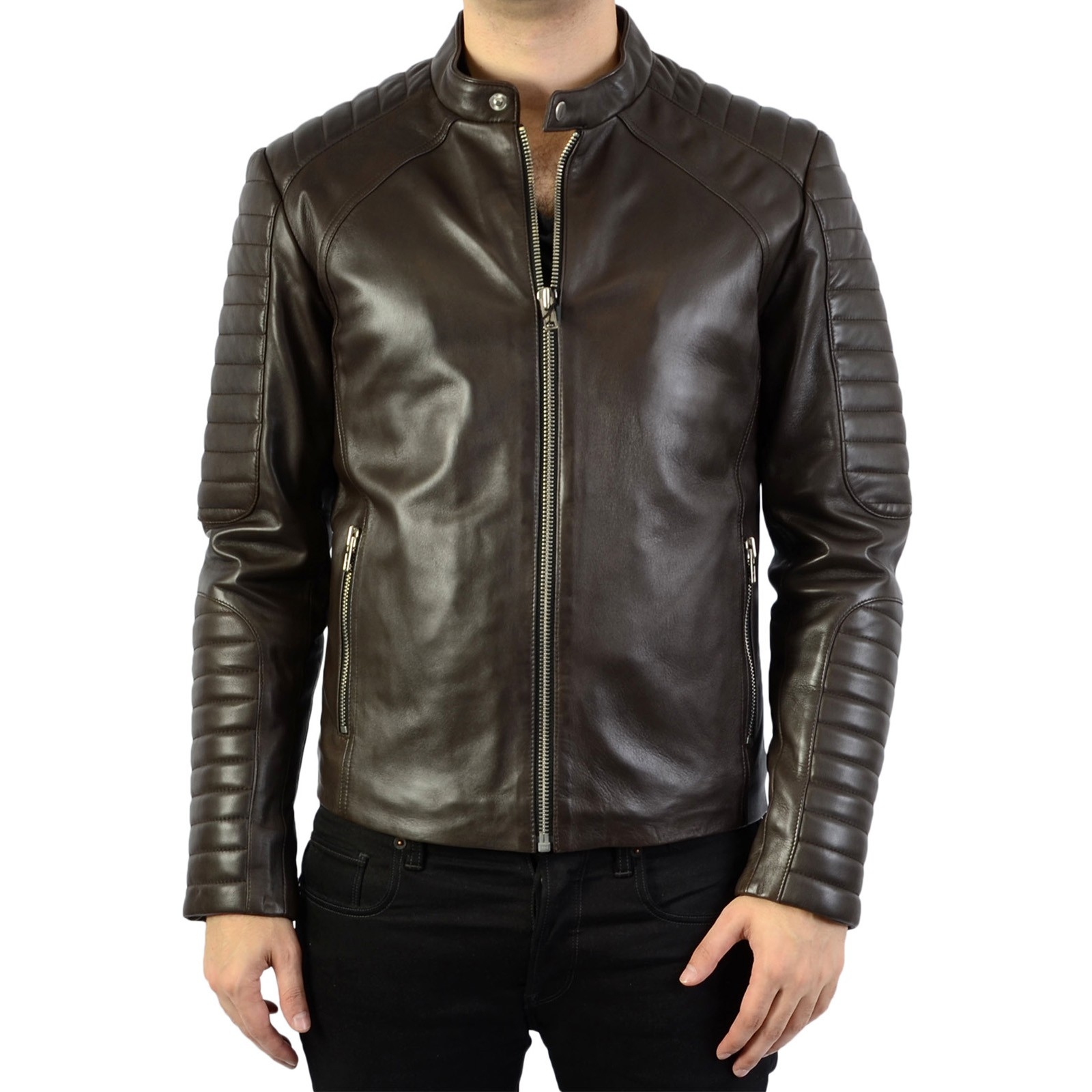 Blouson En Cuire Serge Pariente Leman 