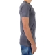 T-Shirt Eleven Paris L2 Basic Big V SS Gris Rock