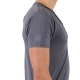 T-Shirt Eleven Paris L2 Basic Big V SS Gris Rock