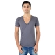 T-Shirt Eleven Paris L2 Basic Big V SS Gris Rock