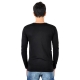 T-Shirt Eleven Paris L2 Basic V Button LS Noir