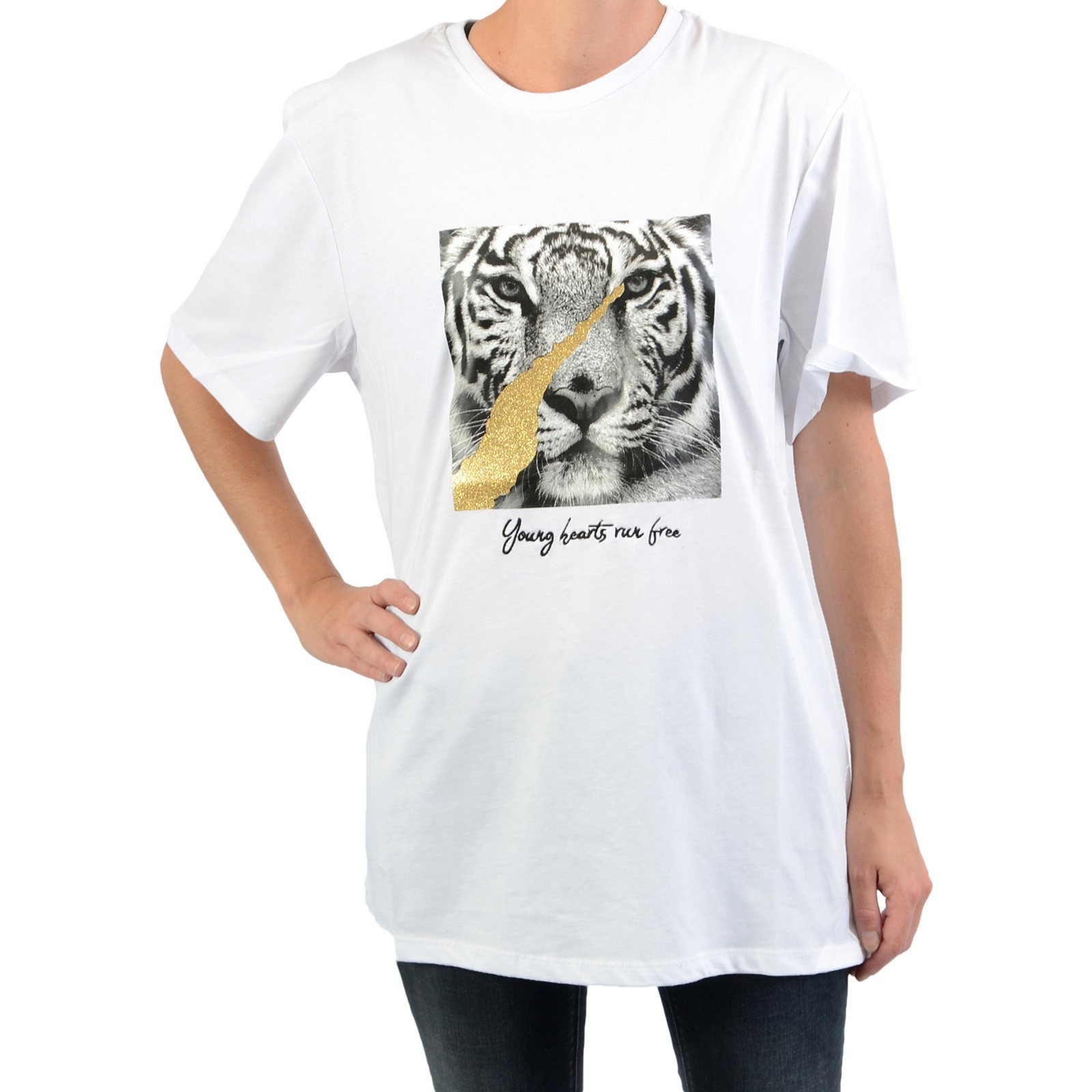 Tee Shirt NAKD Logo Cropped Boxy