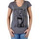 T-Shirt Eleven Paris Katgel Gris Rock