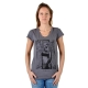 T-Shirt Eleven Paris Katgel Gris Rock