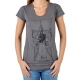 T-Shirt Eleven Paris Kriha Gris Rock