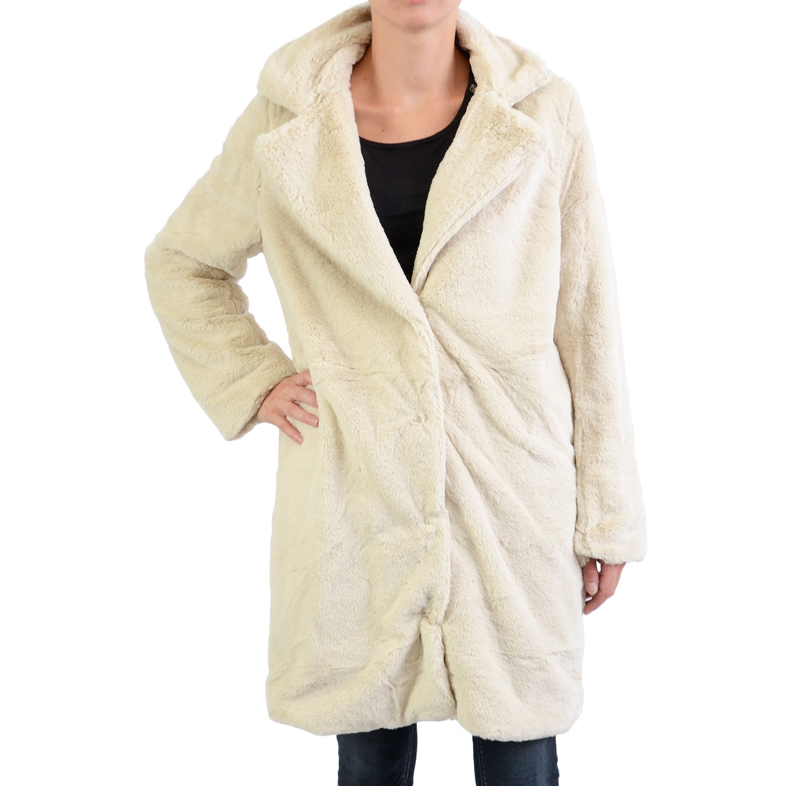 Manteau NA-KD Leopard Faux Fur