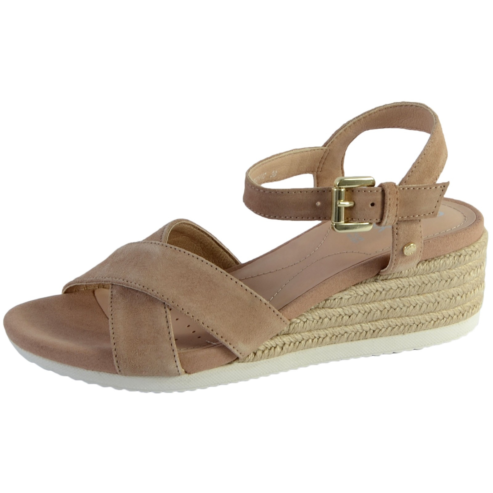 Sandale Geox D Ischia Corda C- Suede