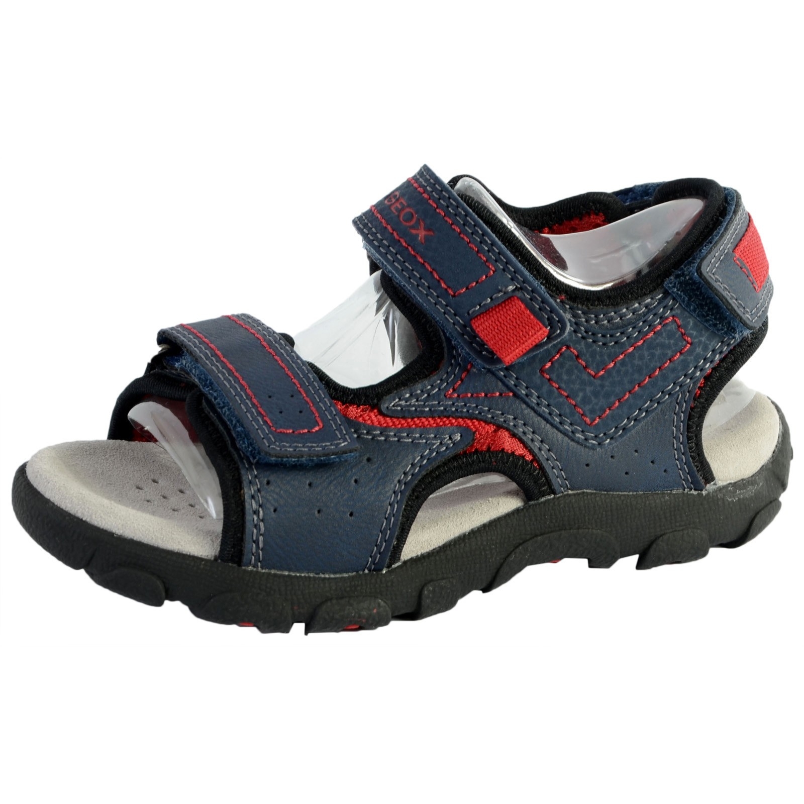Sandales Geox Enfant/Garçons J S. Strada A - Wax.Syn+PR.DBK
