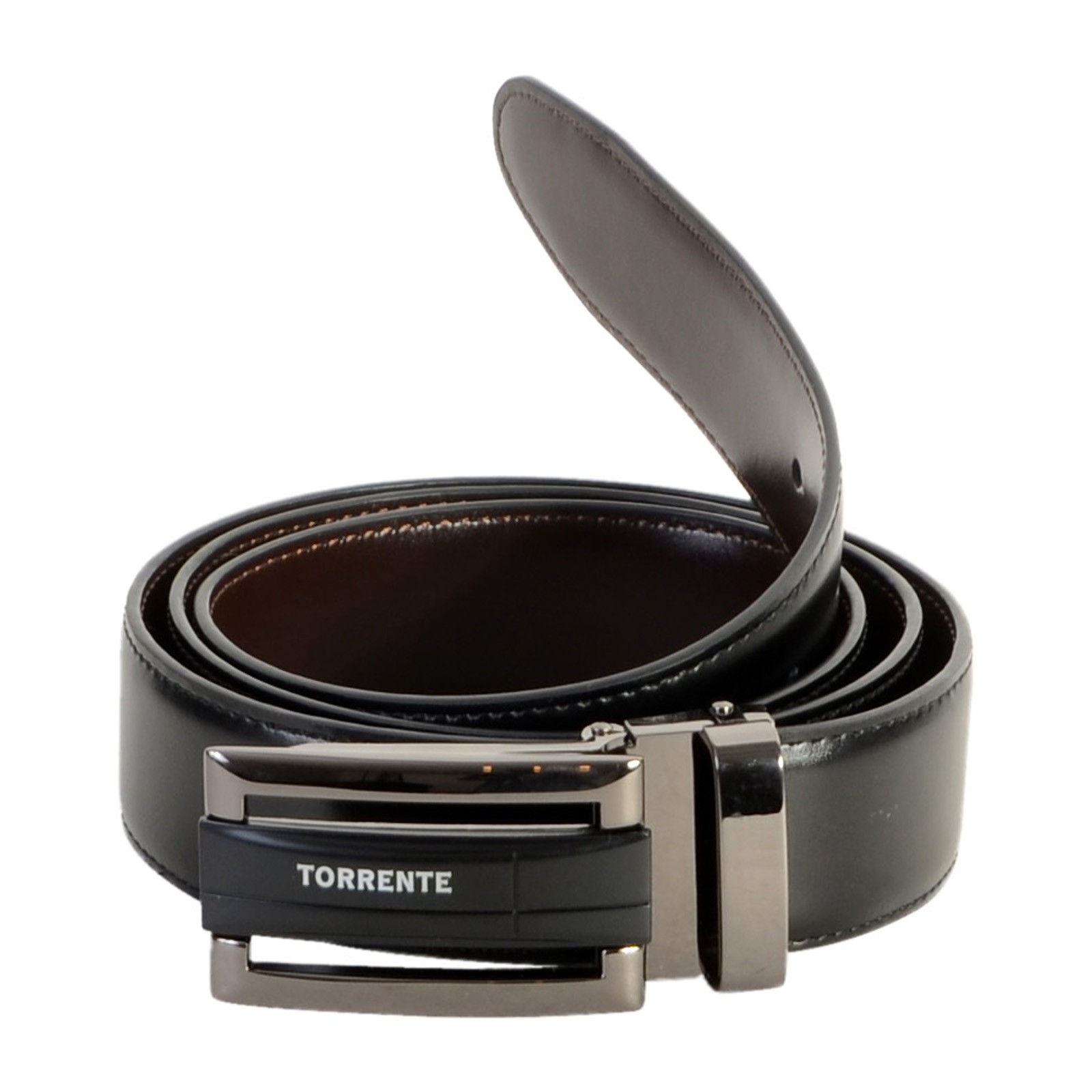  Belt Torrente With Gift Box Reversible Black and Brown CM33