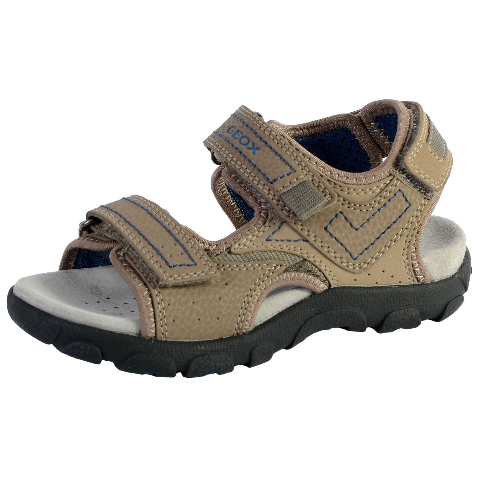 Sandales Geox Enfant/Garçons J S. Strada A - Mesh+Prink.DBK