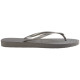 Tong Havaianas H Slim pour Femme Gris Steel