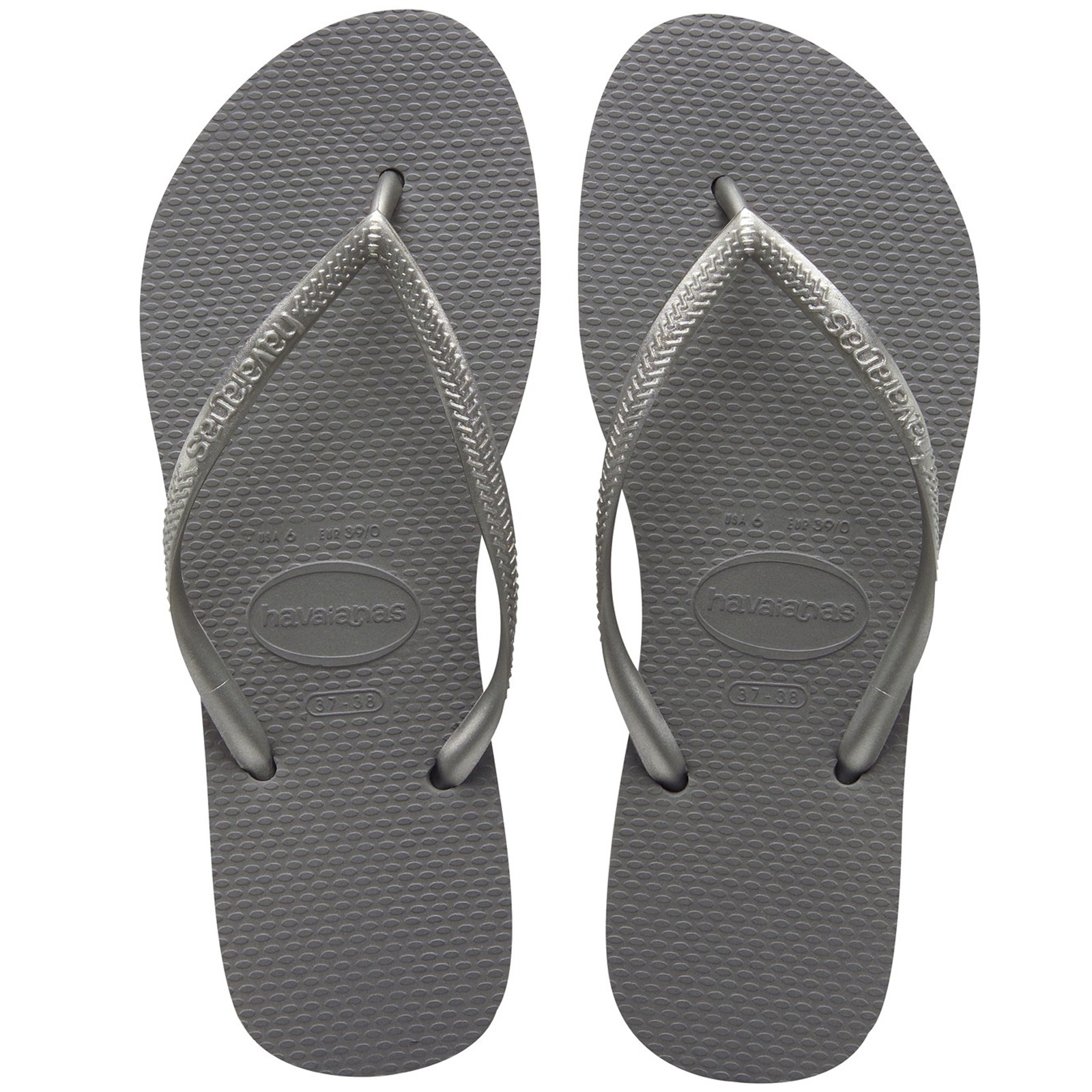 Tong Havaianas H Slim pour Femme Gris Steel