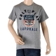 T-Shirt Enfant Kaporal 5 Palma Gris