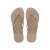 Tong Havaianas H Slim pour Femme Rose / Doré
