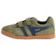 Basket Cuir Gola Enfant Harrier Velcro