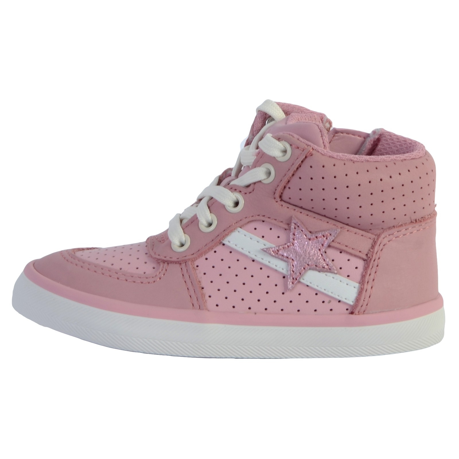 Basket Montante Cuir Enfant Clarks City Flake