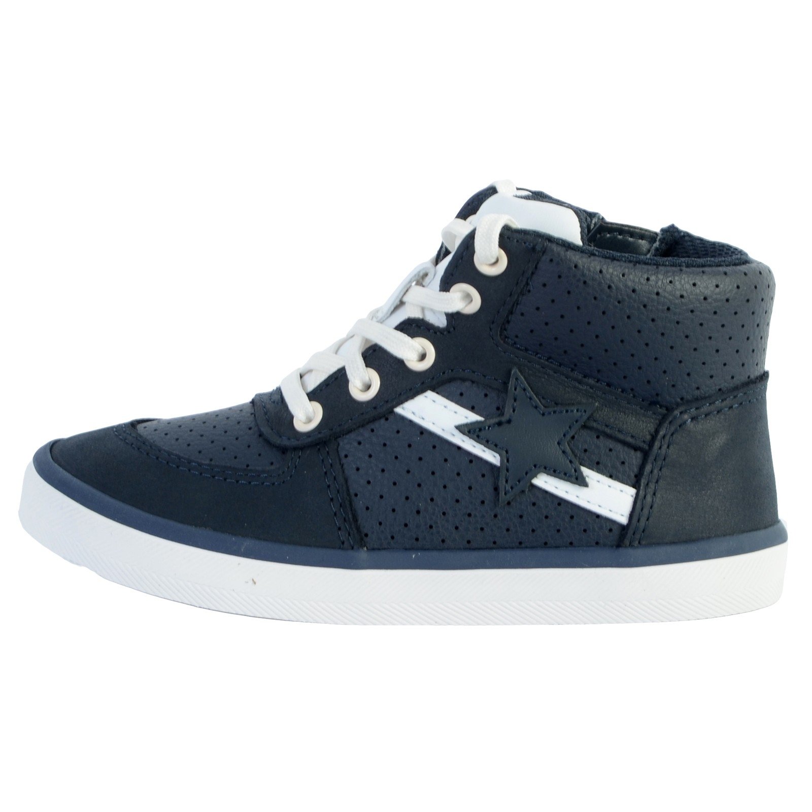 Basket Montante Cuir Enfant Clarks City Flake