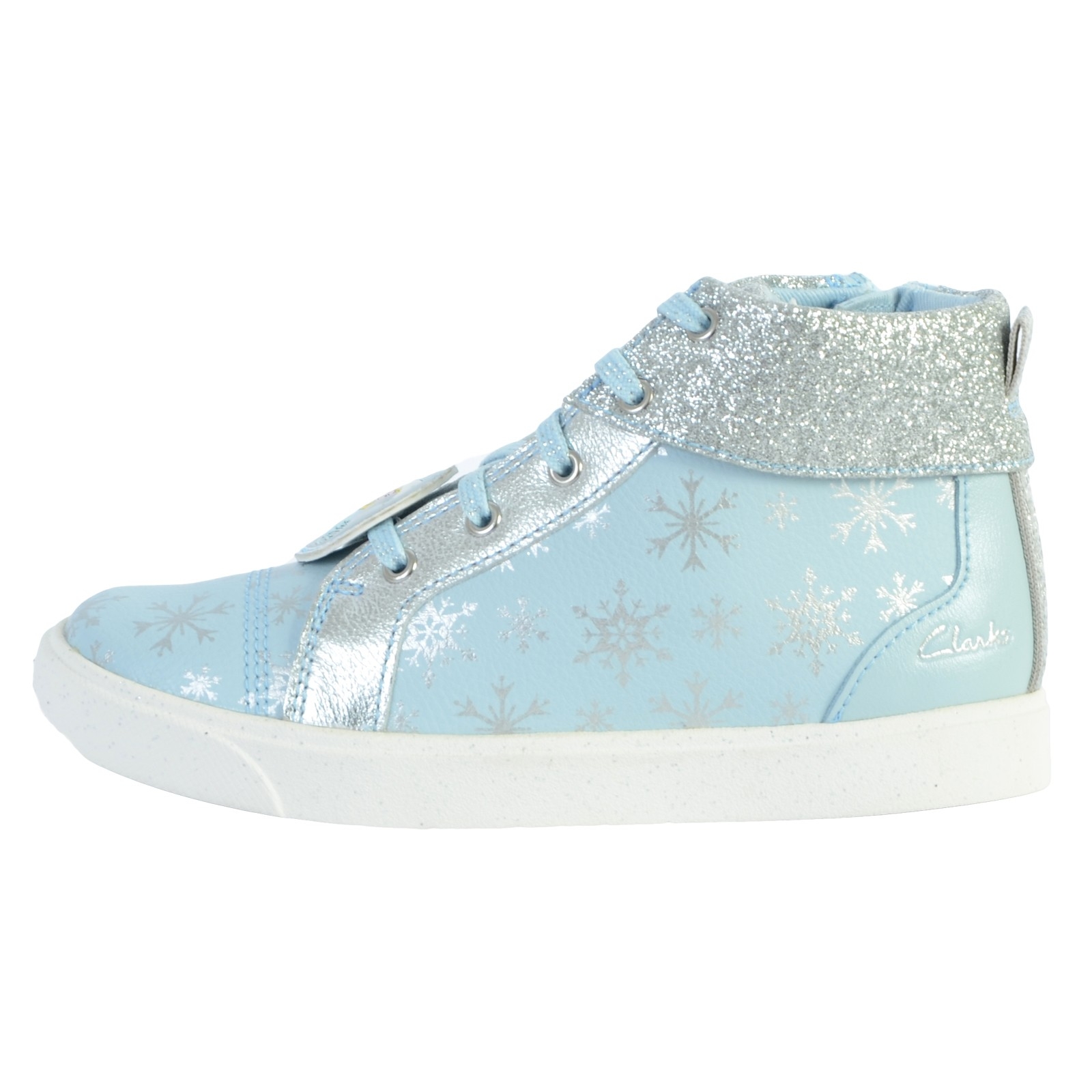 Basket Montante Cuir Clarks Junior City Ice 