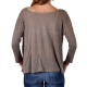 T-Shirt It Hippie 309 Tête de Mort Strass Gris Foncé