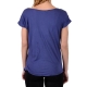 T-Shirt It Hippie 332 Tête de Mort Ailles Bleu Marine