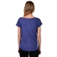T-Shirt It Hippie 332 Tête de Mort Ailles Bleu Marine
