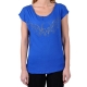 T-Shirt It Hippie 332 Tête de Mort Ailles Bleu