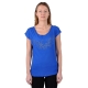 T-Shirt It Hippie 332 Tête de Mort Ailles Bleu