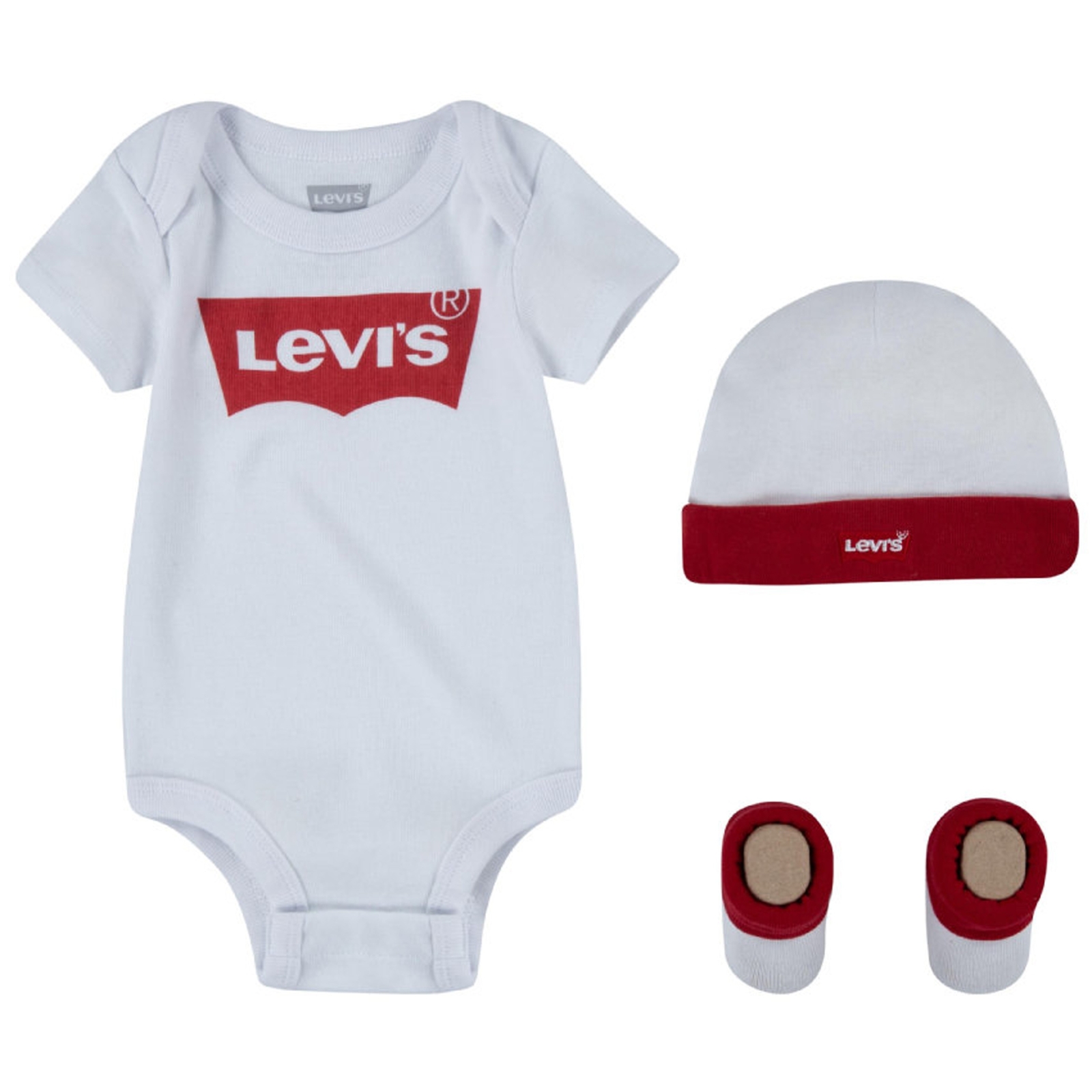 Coffret Boot Bonnet et Body Levi's Bebe CJS
