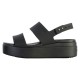 Sandales à bride Crocs Brooklyn low wedge