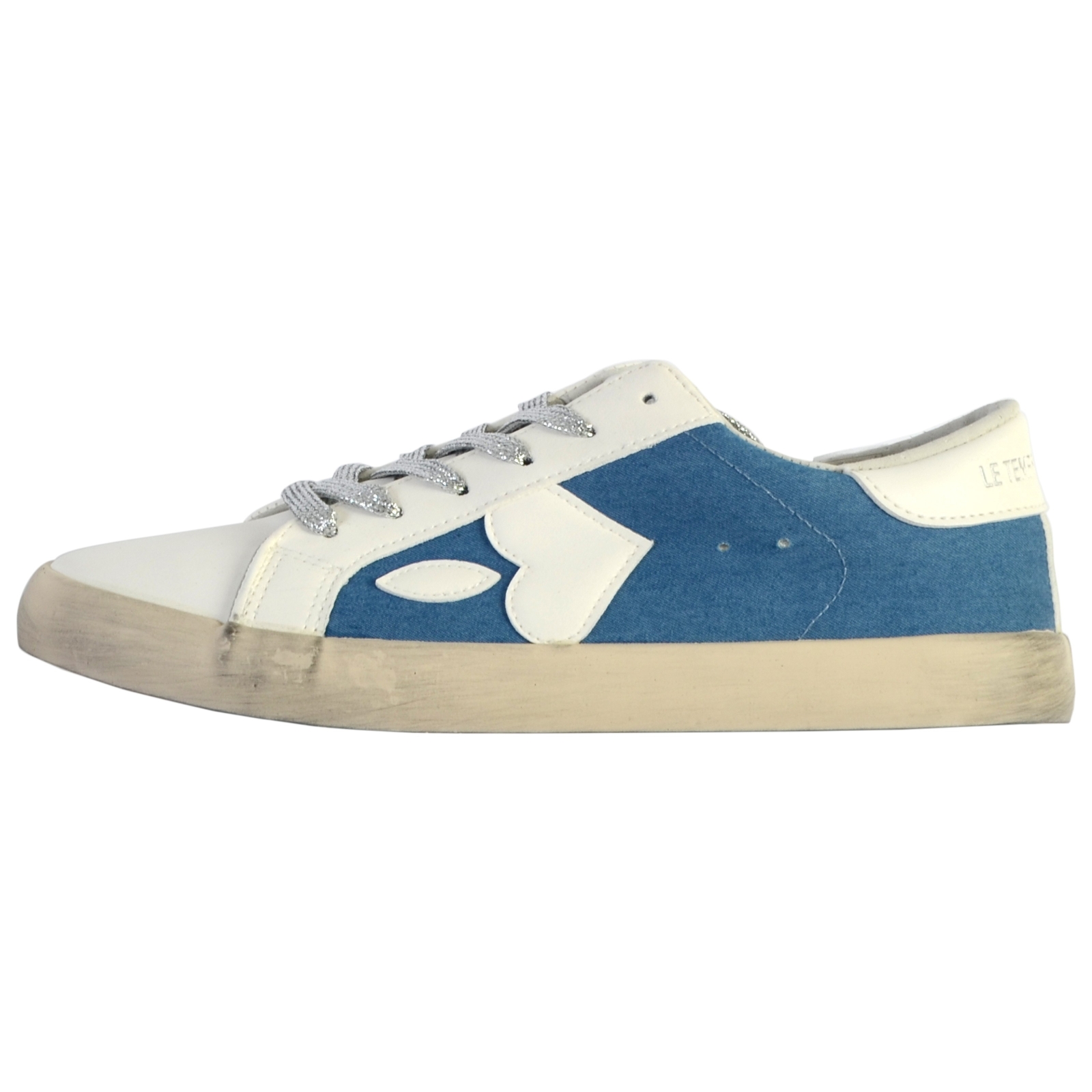 Basket  à lacet Le Temps Des Cerises Canvas Denim