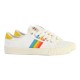 Basket Cuir Gola Mark Cox Rainbow 