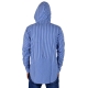 Chemise Capuche Eleven Paris Riggy Bis Bleu Water