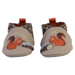Chausson Cuir Enfant Robeez Woodcutters 