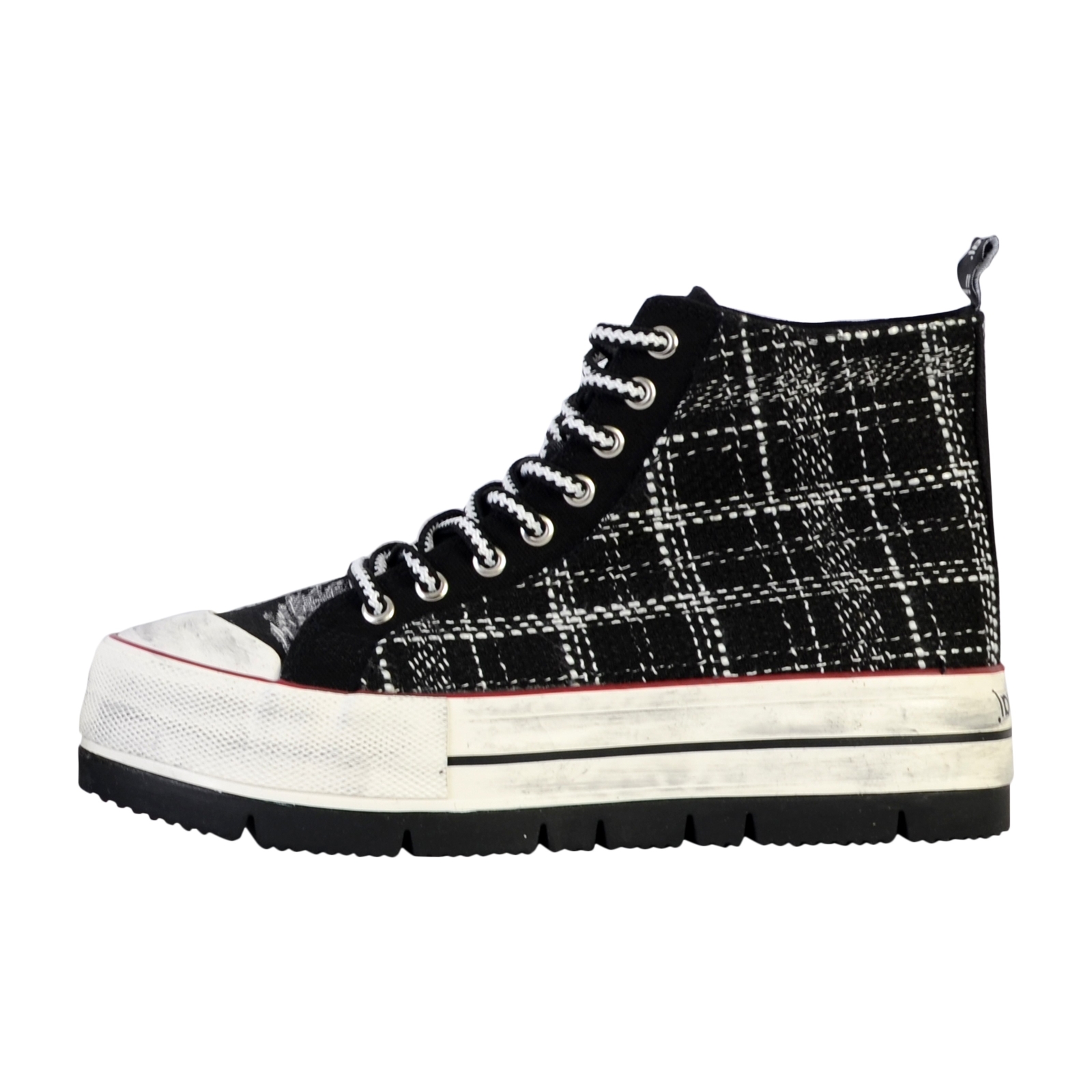 Basket Montante à Lacets Desigual Crush BN