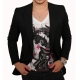 T-Shirt Mickael Vendetta Print Muse Blanc
