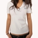 T-Shirt Mickael Vendetta Uni Blanc / Turquoise