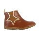 Bottine Cuir Junior Kickers Vermillon 