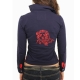 Polo Femme Mickael Vendetta Lion Bleu Marine
