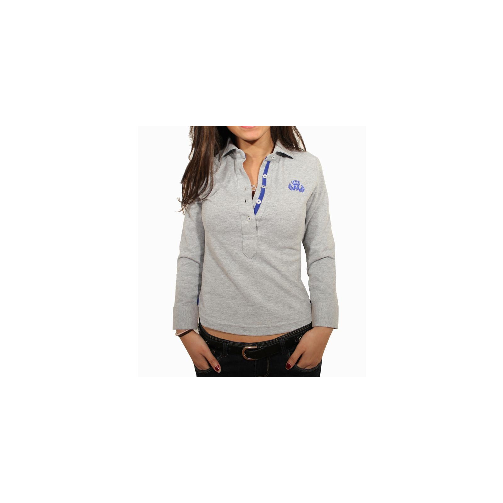 Polo Femme Mickael Vendetta Lion Gris
