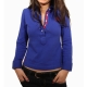Polo Femme Mickael Vendetta Lion Bleu Bic