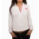 Polo Femme Mickael Vendetta Lion Blanc