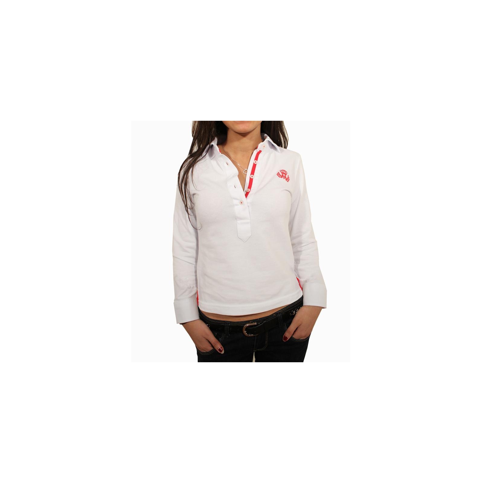Polo Femme Mickael Vendetta Lion Blanc
