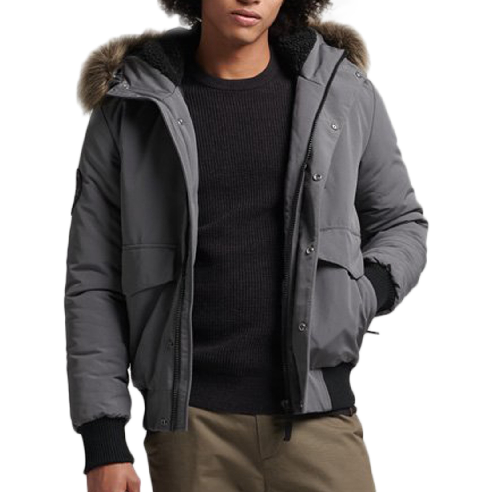 Doudoune à Capuche Superdry Everest Bomber