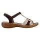 Sandale Cuir Rieker Dipinto