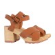 Sandales à Talon Cuir Kickers Kick Wise
